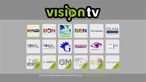 what channel is vision tv.